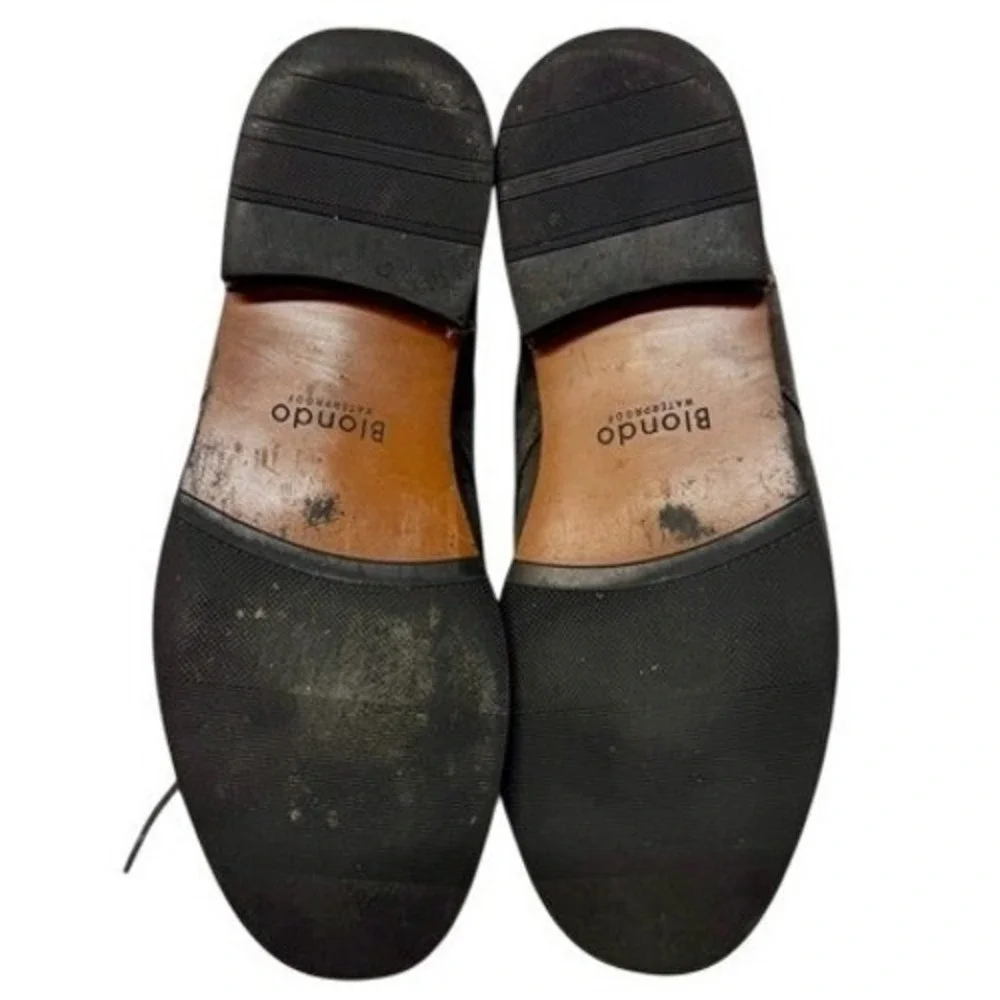 Blondo Mens 12M Waterproof Suede Chukka‎ Boots Gray Brown 1095